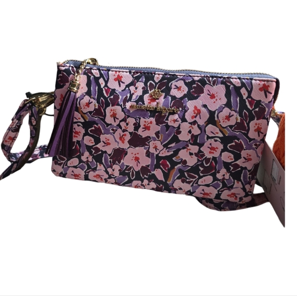Nanette Lepore Plum Blossom Hal Crossbody Bag. NWT - Picture 1 of 4